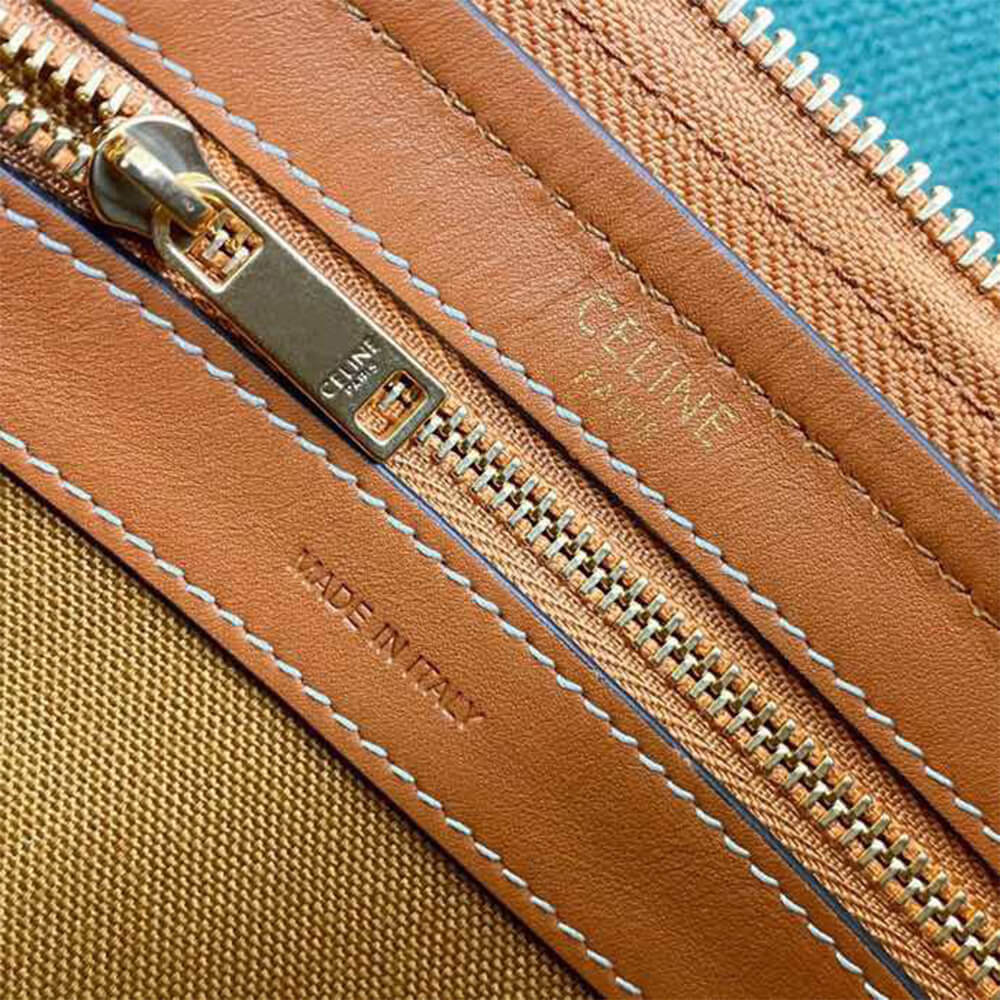 CELINE Large Boston IN Triomphe Canvas and calfskin - Top Club