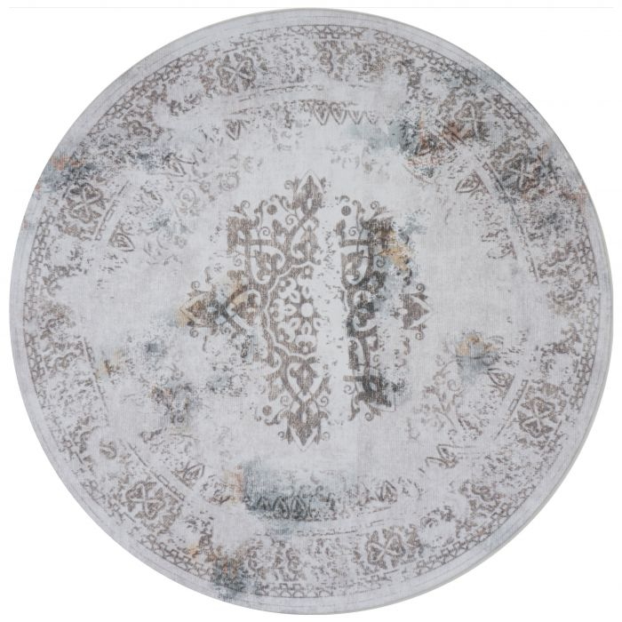 Rond vloerkleed Juud grijs ø120 cm ø120 cm