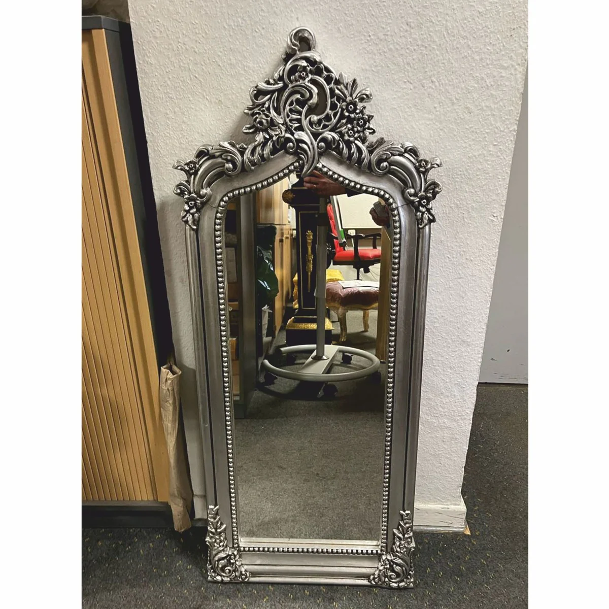 Baroque mirror silver H. 115 cm - Magnificent Baroque furniture