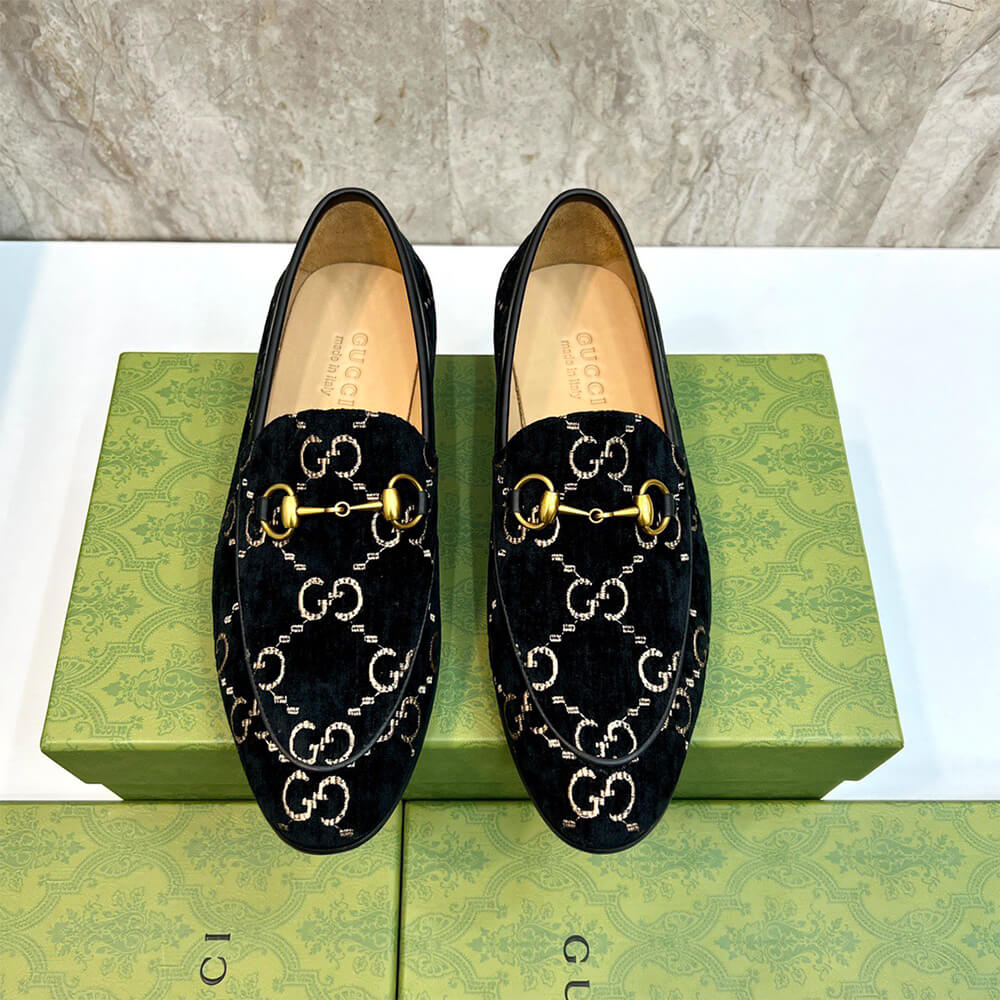 Gucci Velvet Men Loafers - Top Club