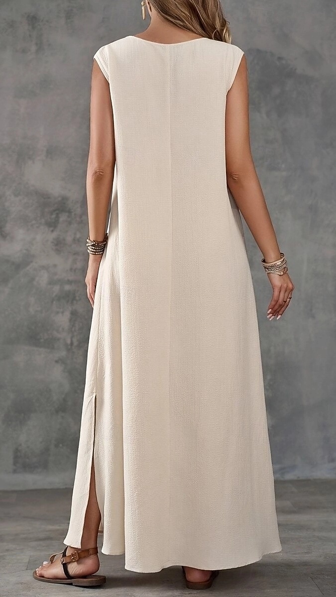 Women's Elegant Long A-Line Dress - Nordfashionstorm - Women's Clothing, Fashion for You - Nordfashionstorm.com