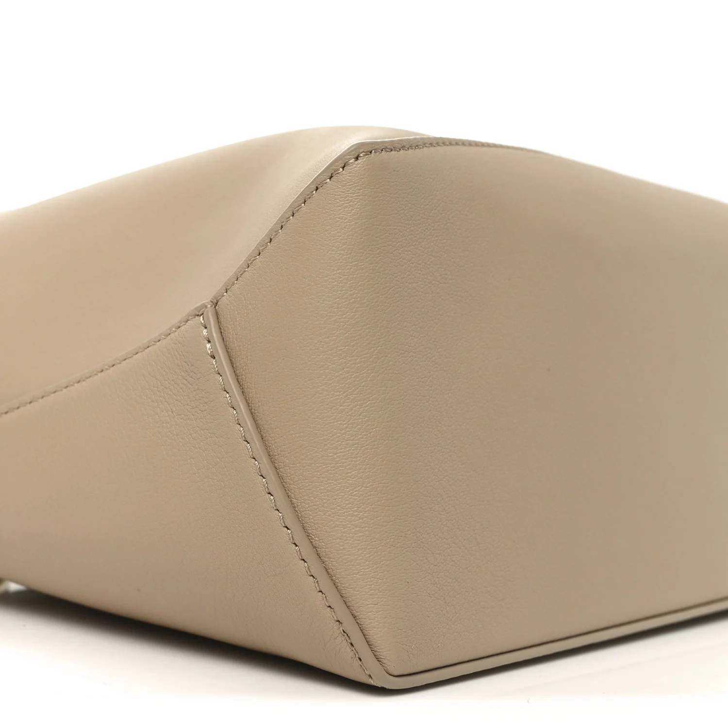 Classic Calfskin Small Puzzle Edge Bag Soft White Paper Craft - Top Club