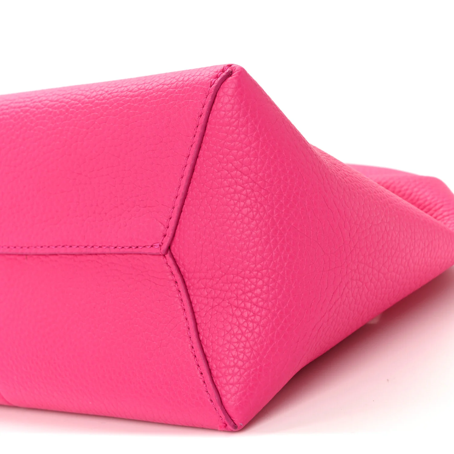 Grained Calfskin Mini The Sack Bag Hot Pink - Top Club
