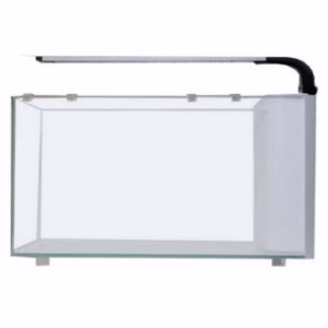 JBJ Aquarium - Desktop 6 Gallon Curved Glass Peninsula with Lyra 7 Watt LED