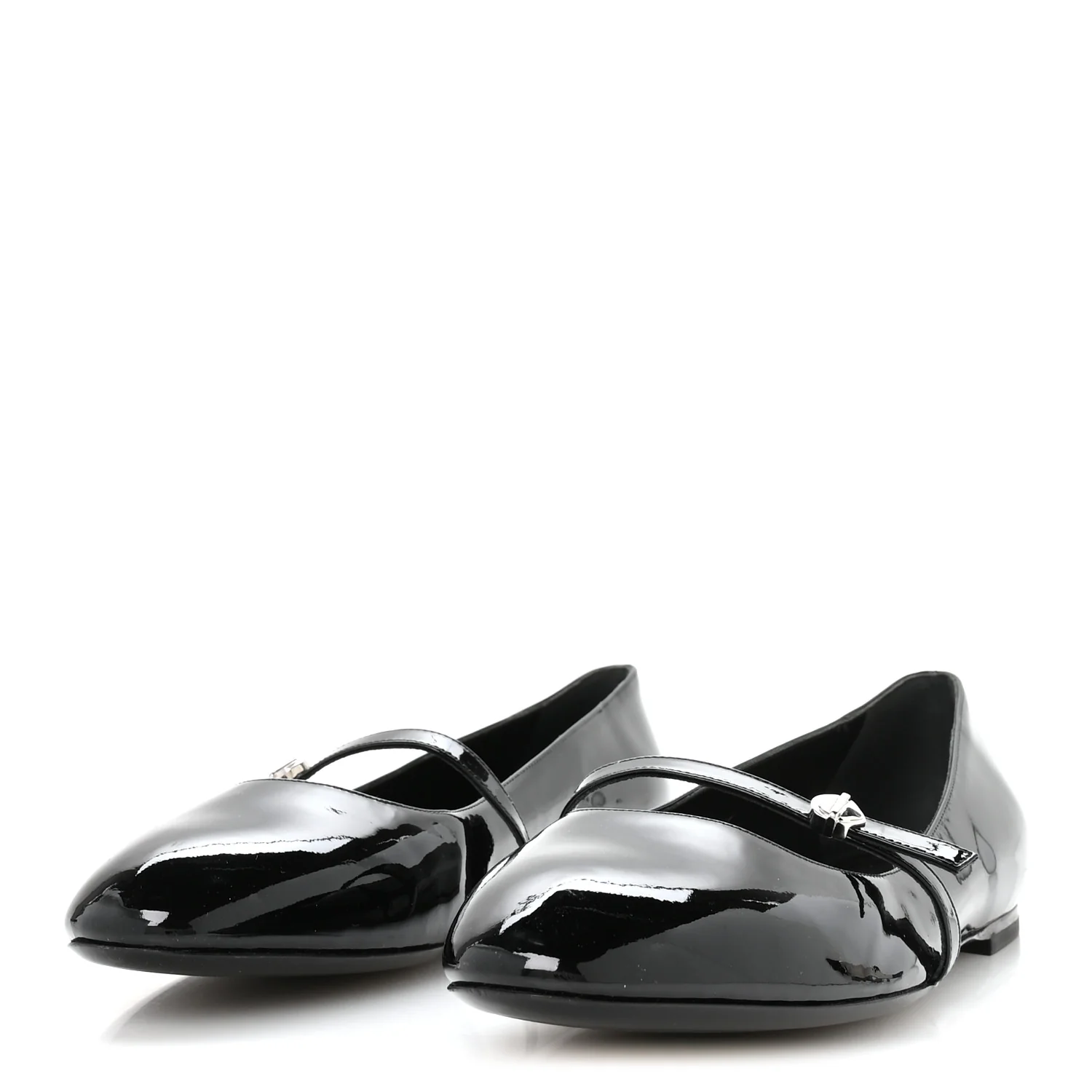 Patent Uniformes Ballet Flats 39.5 Black - Top Club