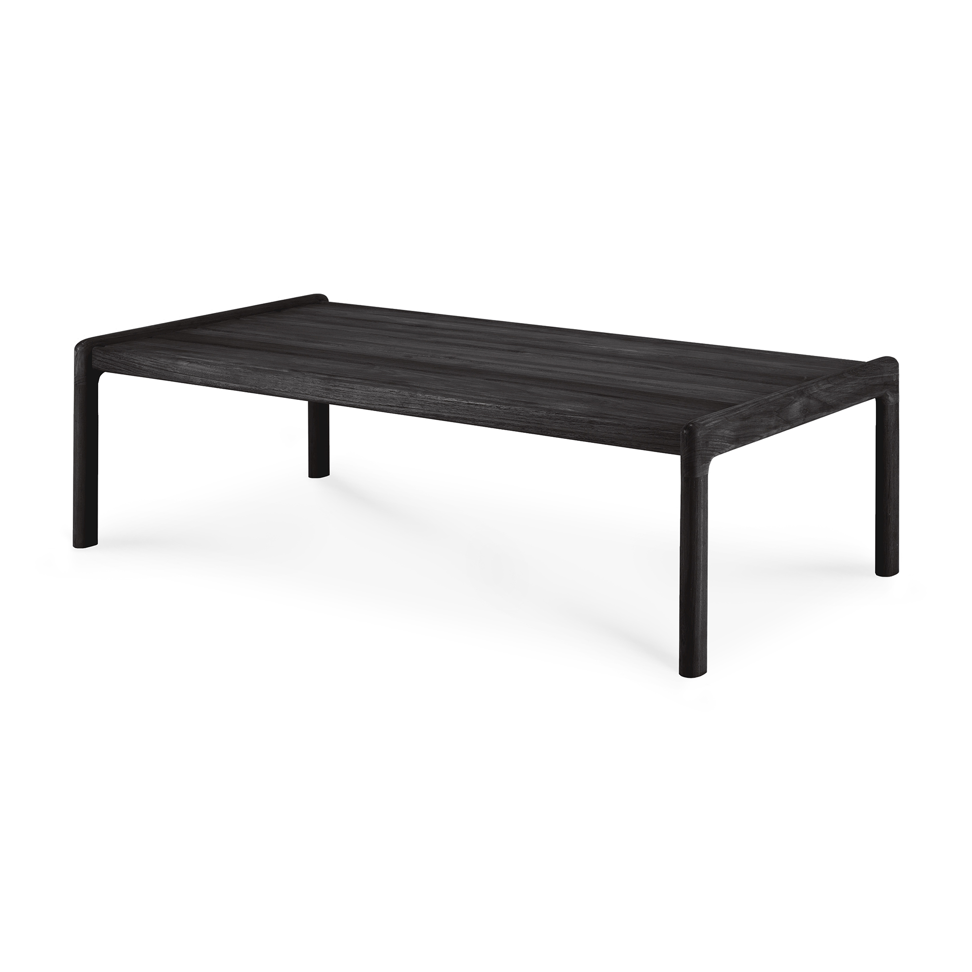 Teak Jack koffietafel 120x65 - outdoor - zwart
