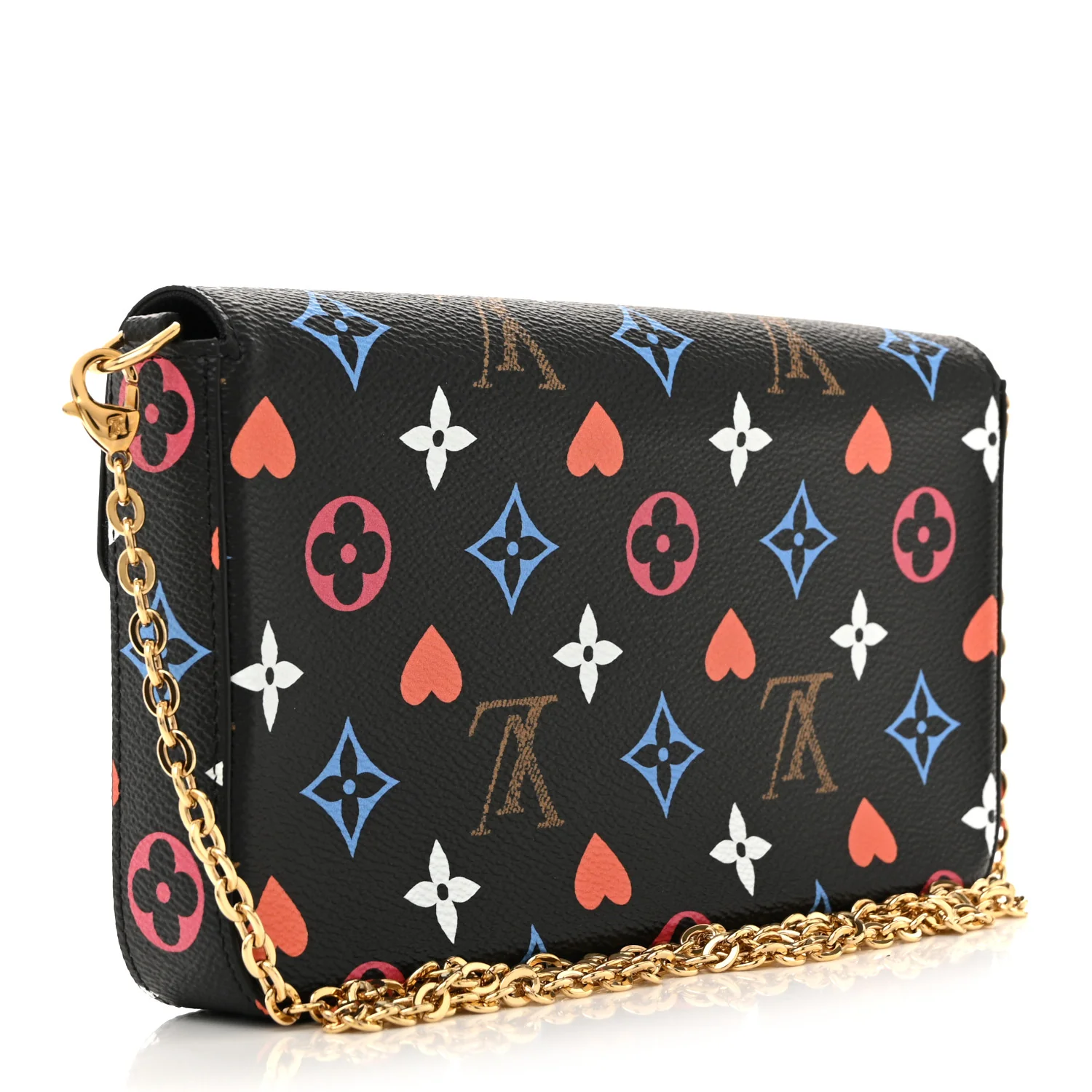 Game On Felicie Chain Wallet Black - Top Club