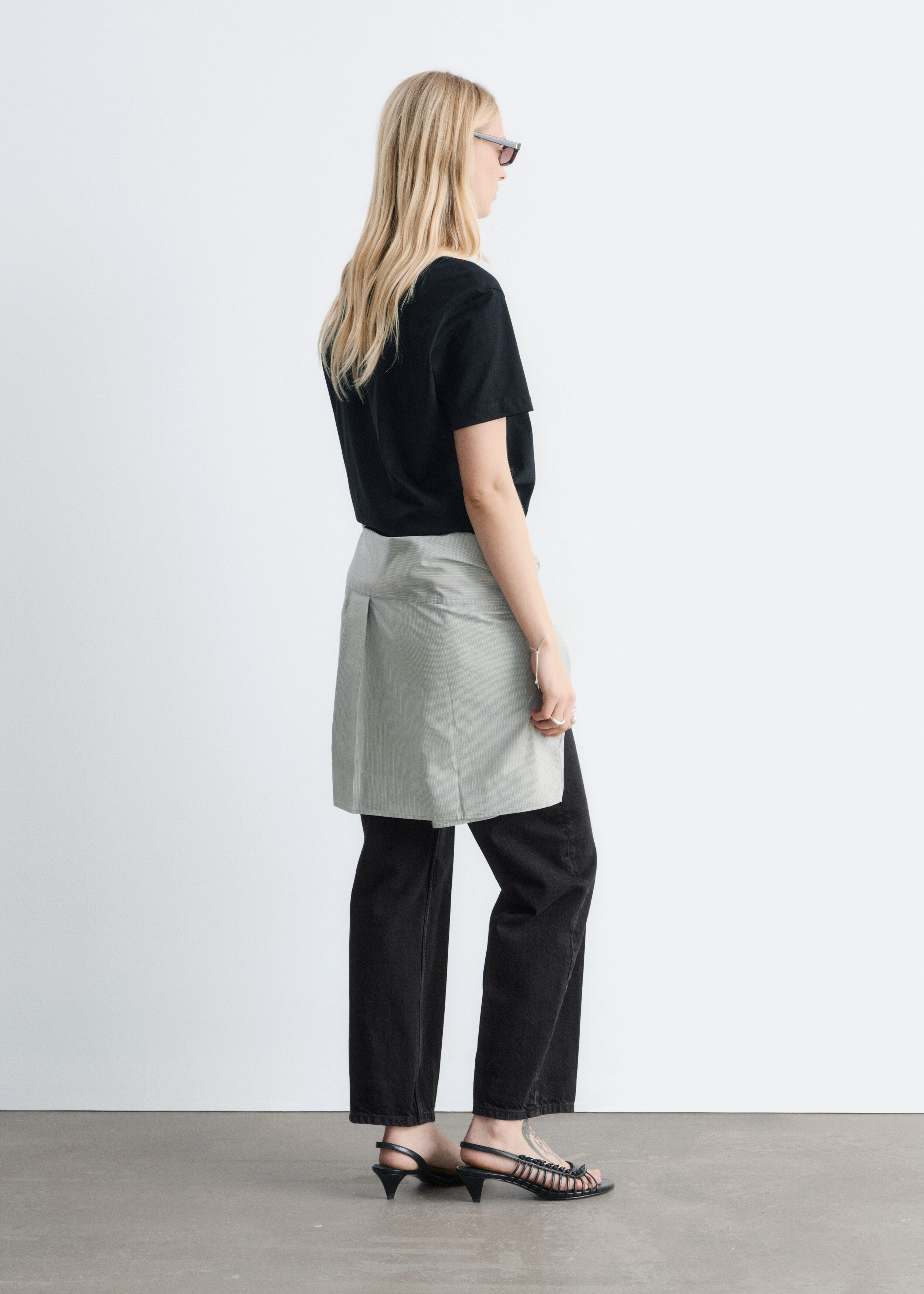 & Other Stories COTTON CREW-NECK T-SHIRT