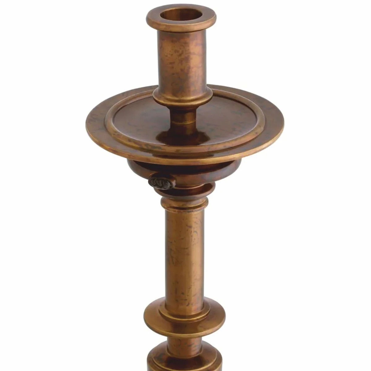 Luxury Baroque candlestick antique gold H. 39.5 cm - Baroque decoration