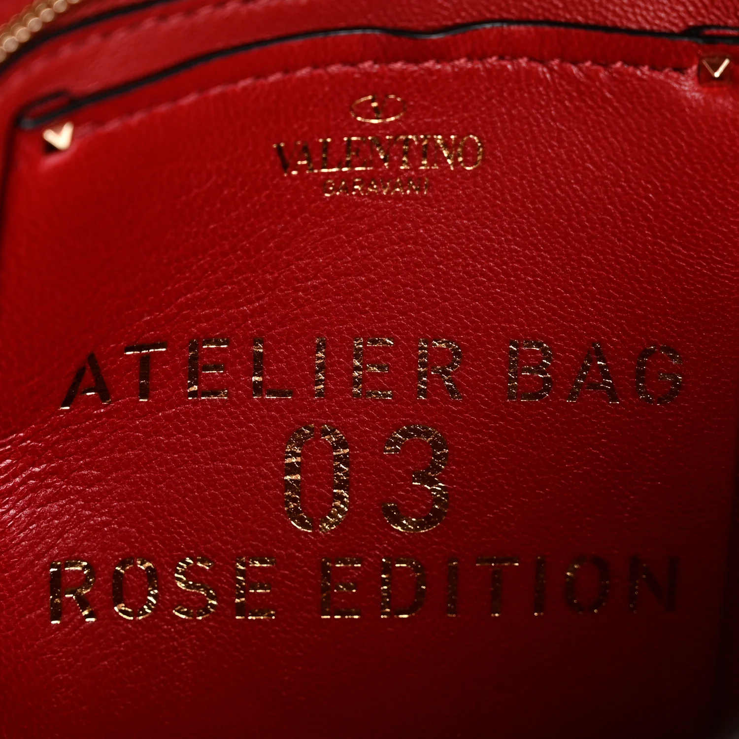 Nappa Atelier 03 Rose Edition Small Flap Crossbody Bag Cerise - Top Club