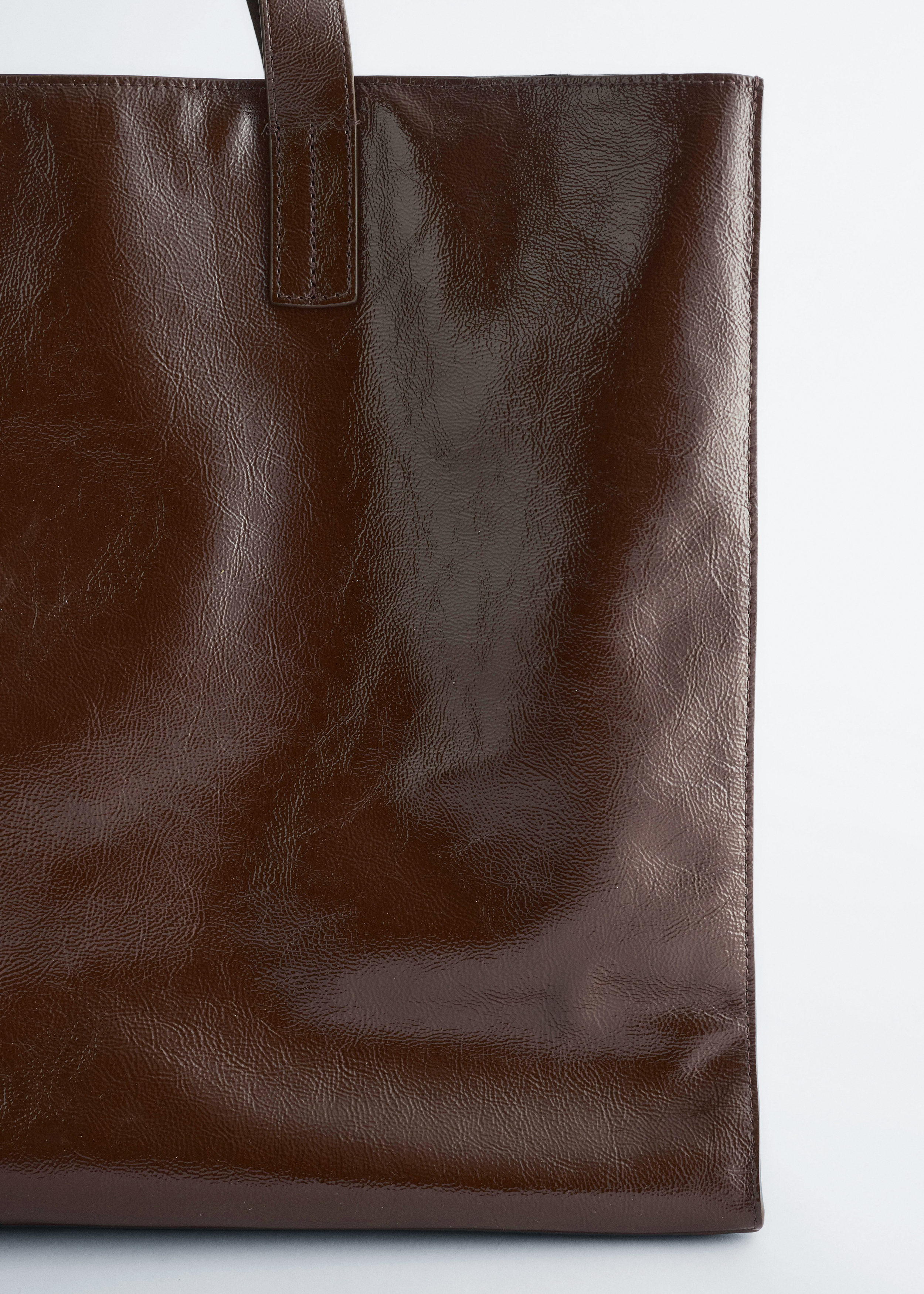 & Other Stories LEATHER TOTE BAG