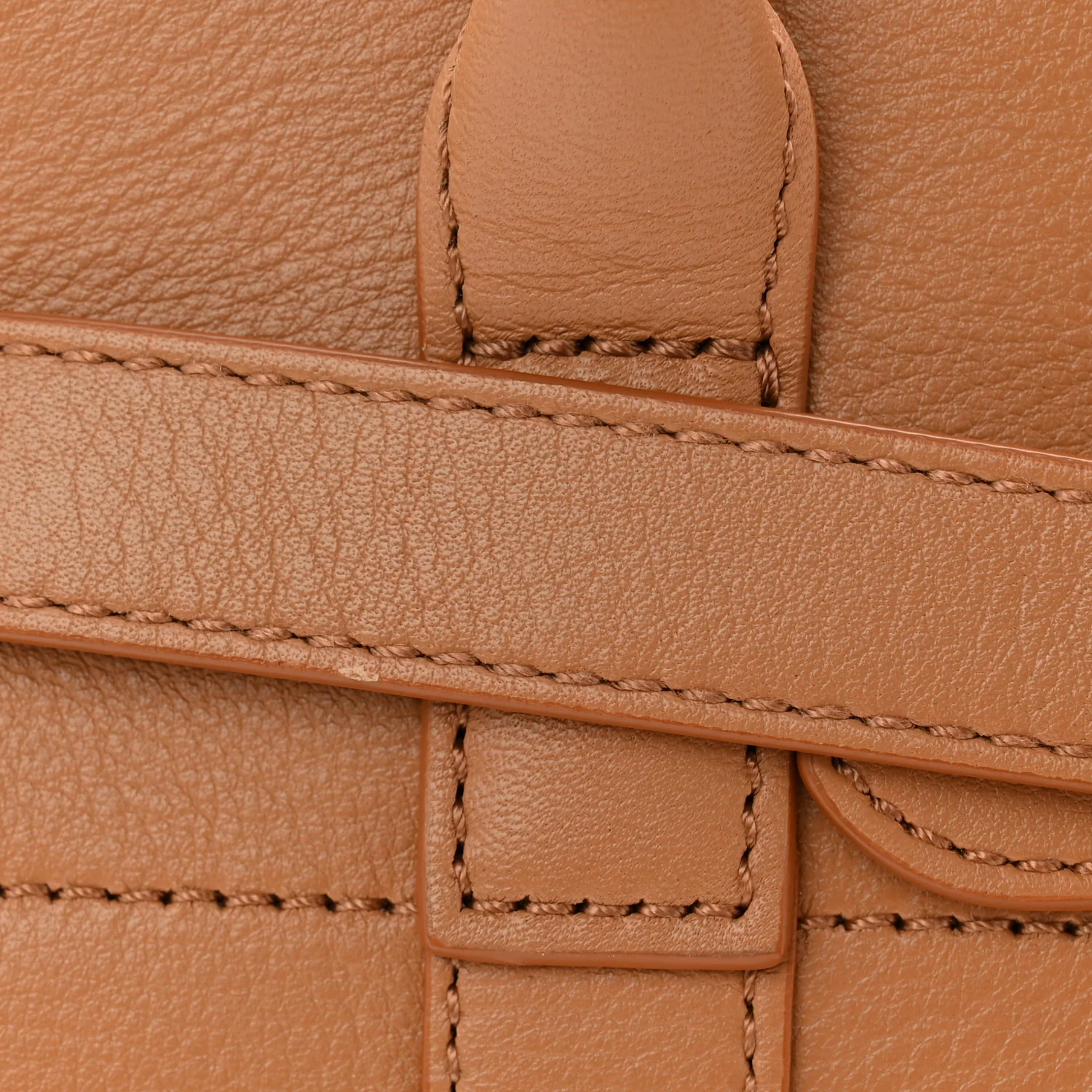 Small Classic Grain Mini Zipped Bayswater Sable - Top Club