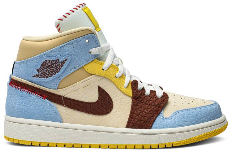 Maison Chateau Rouge x Air Jordan 1 Mid SE  Fearless CU2803-200 - Sneaker Replica Workshop