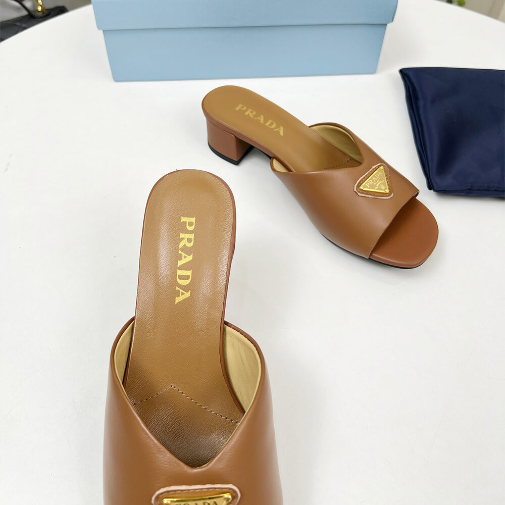 Prada Padded nappa leather sandals - Top Club