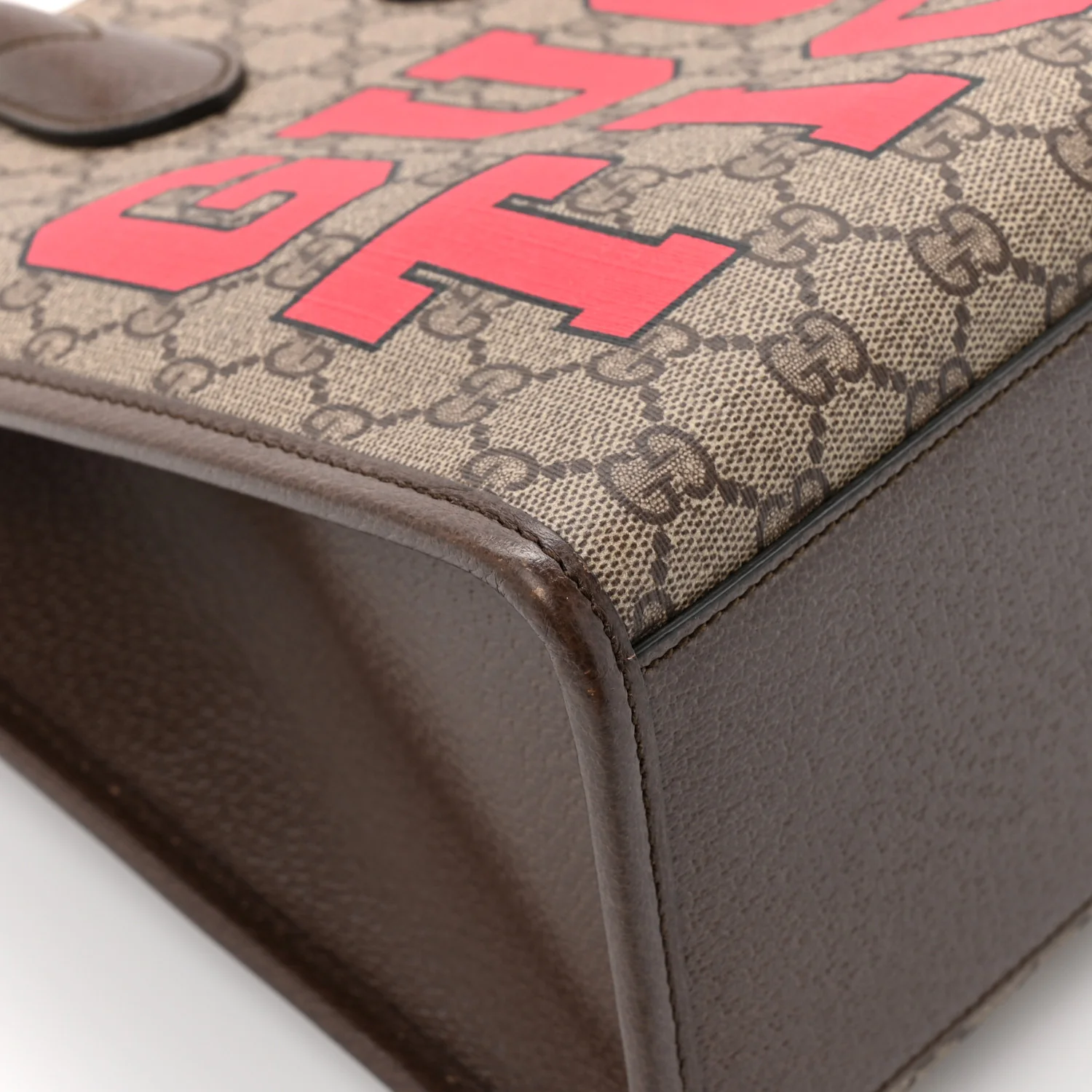GG Supreme Monogram Textured Dollar Calfskin Web Gucci Tiger Small Retro Interlocking G Tote Bag Beige Ebony Live Red New Shamarock New Acero - Top Club