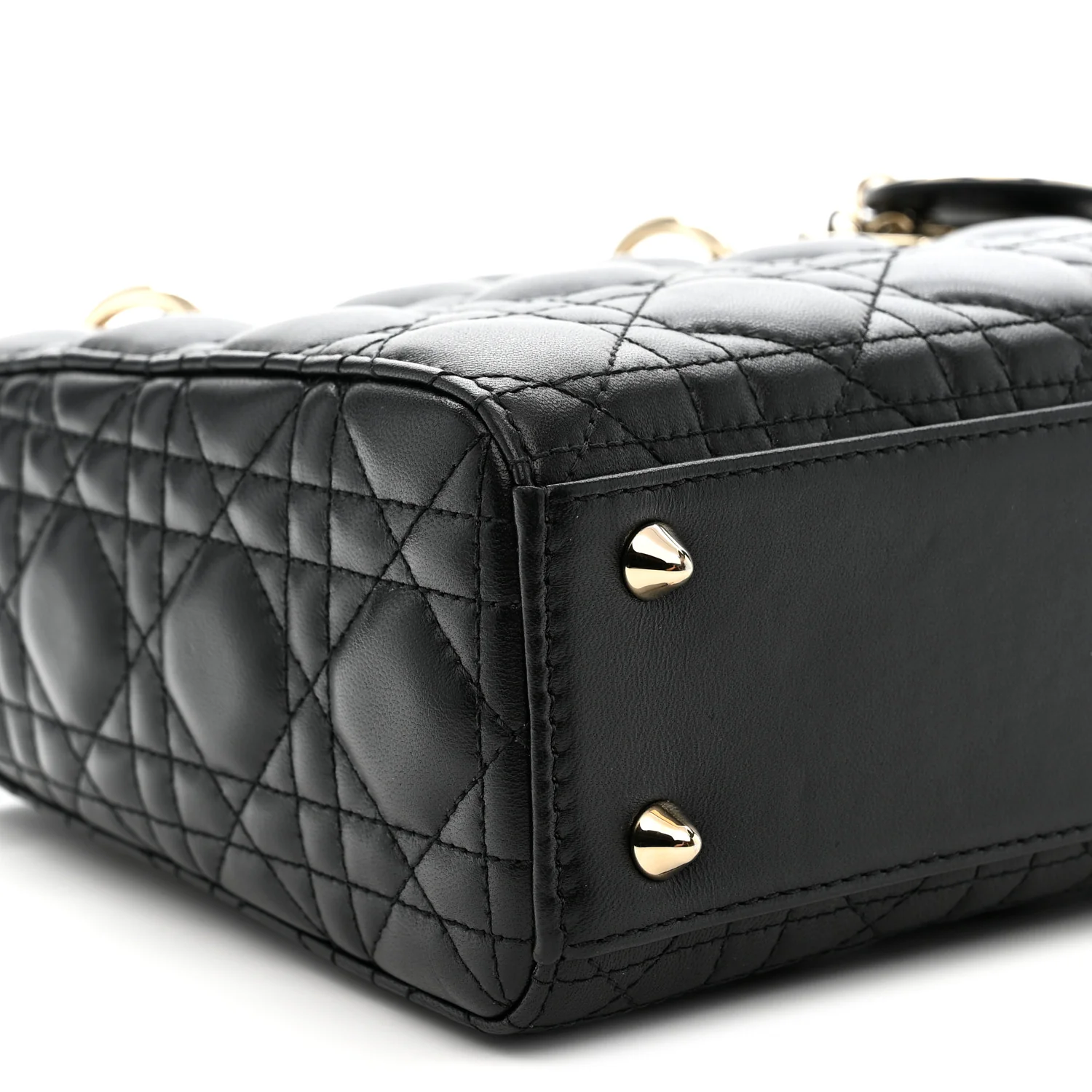 Lambskin Cannage Small My ABCDior Lady Dior Black - Top Club