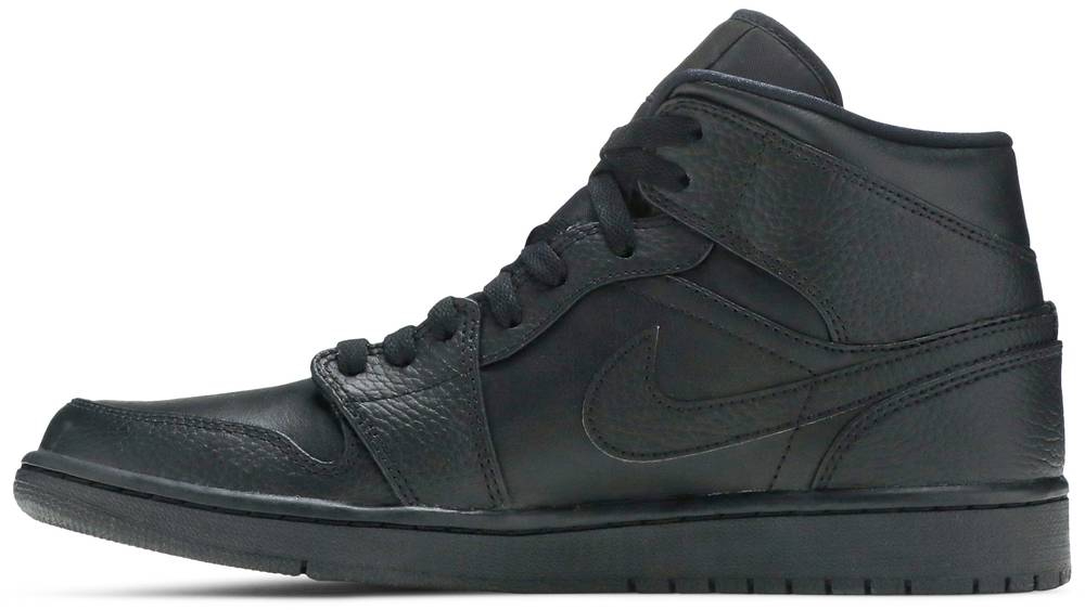 Air Jordan 1 Mid  Triple Black  554724-091 - Sneaker Replica Workshop
