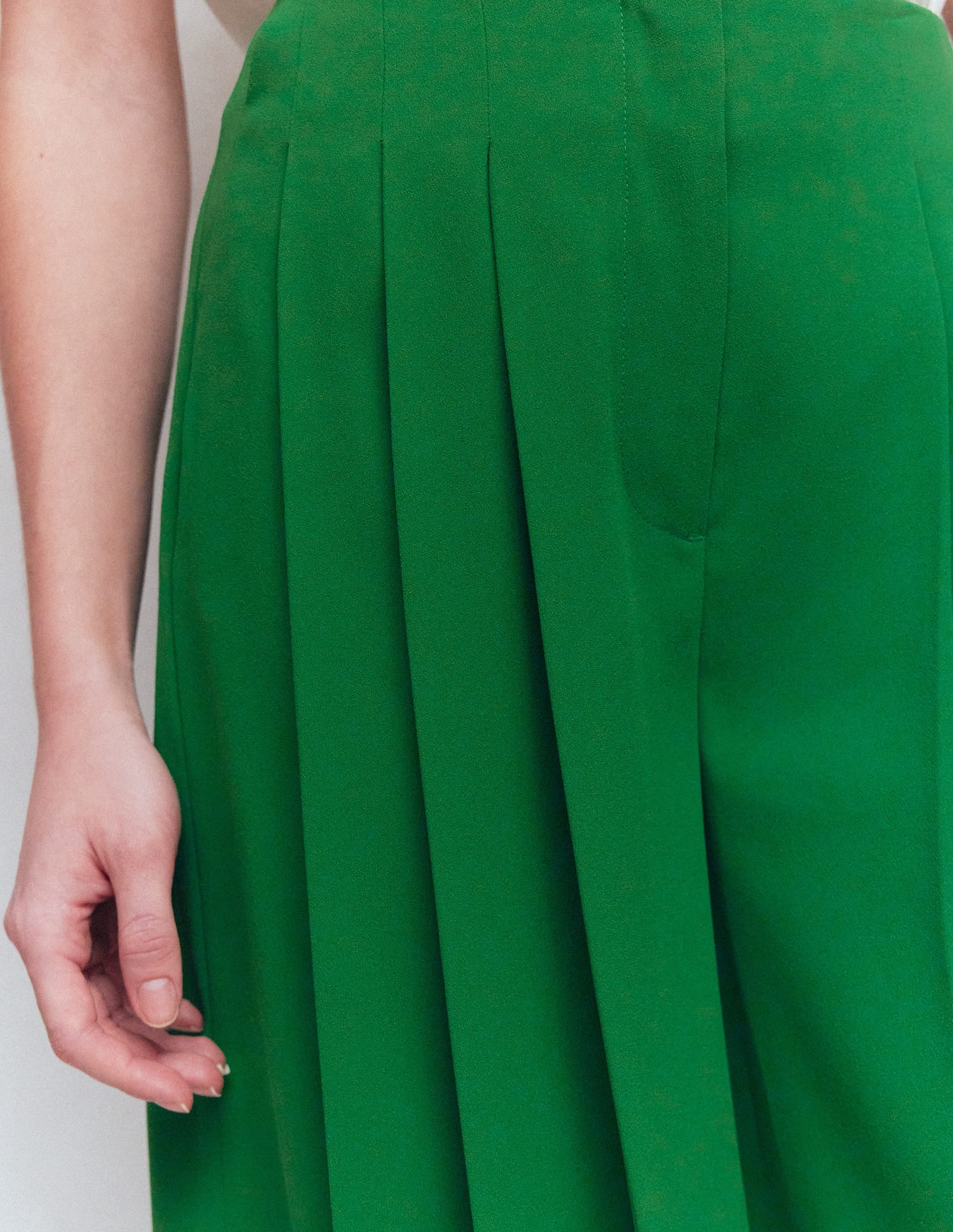 Regent Hose mit weitem Bein-Grünes Tamburin