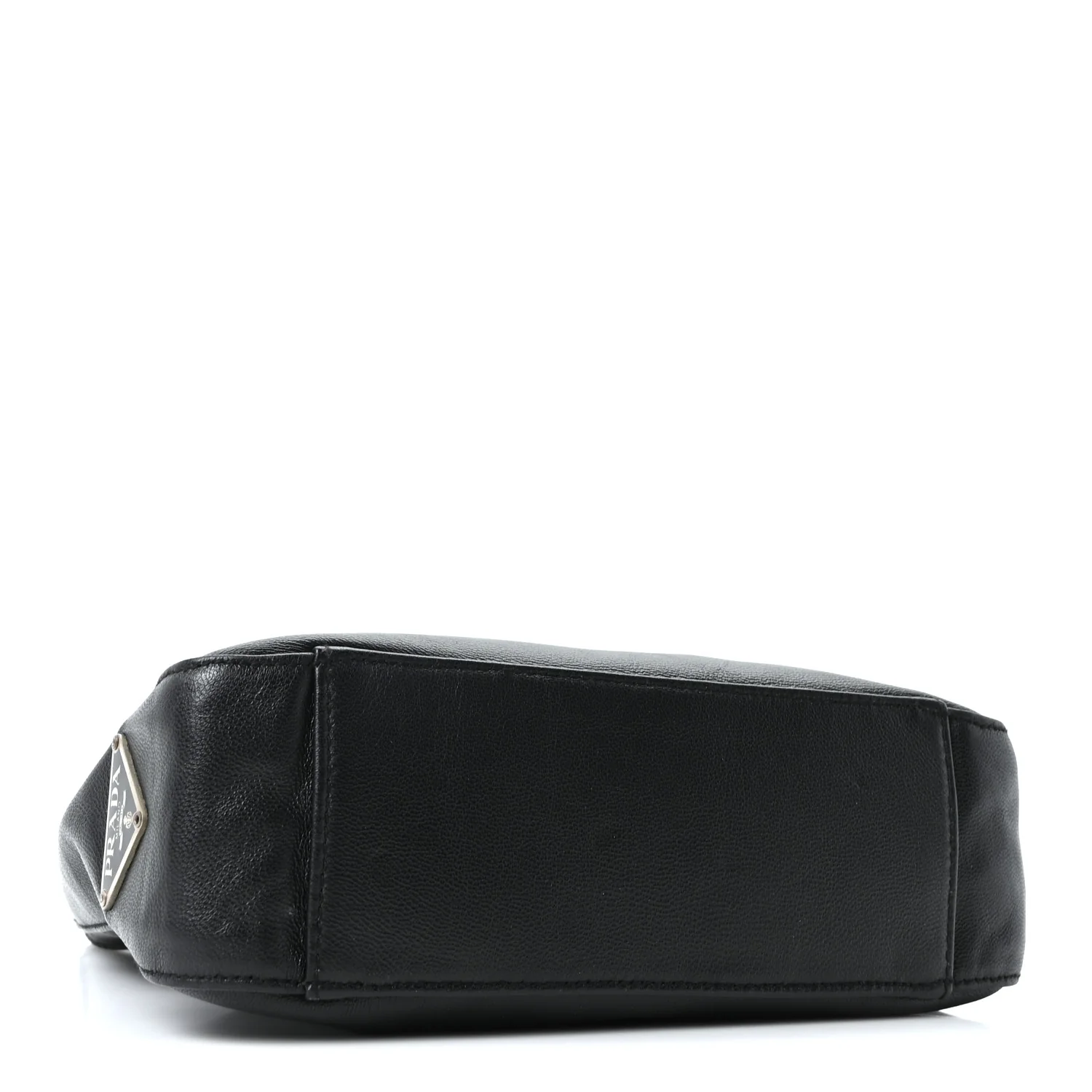 Nappa Mini Triangle Hobo Black - Top Club
