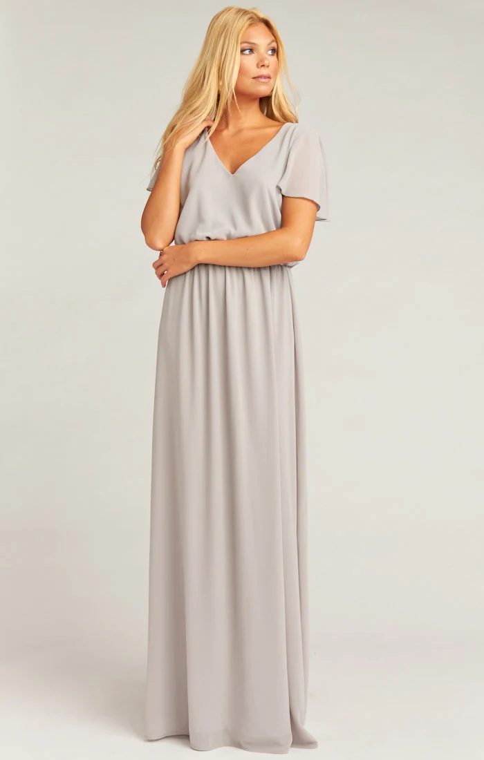 Michelle Flutter Maxi Dress
