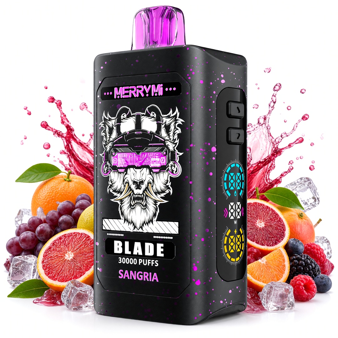 MerryMi Blade 30K cigarette électronique jetable rechargeable (toutes les saveurs)