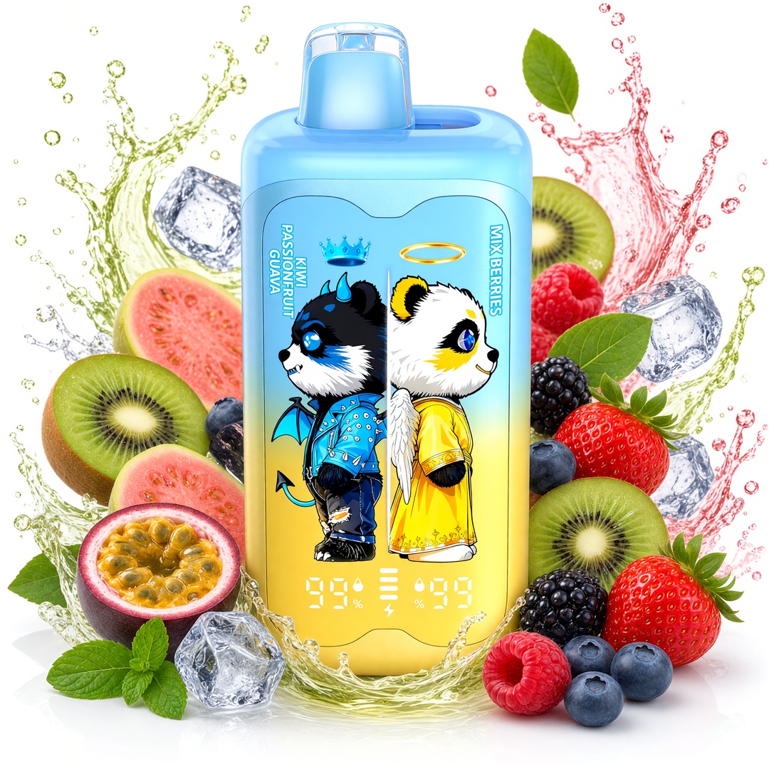 MerryMi Panda Twins 40K cigarette électronique jetable rechargeable (toutes les saveurs)